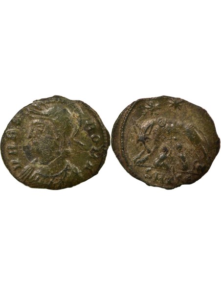 Rome Empire Fondation de Rome 1 nummus Cuivre 330-337 Thessalonique