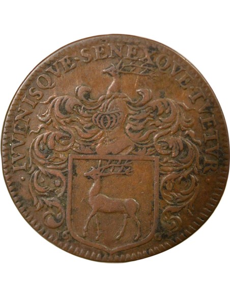 Jacques de Frasans Maire de Dijon 1 jeton Cuivre 1662 P Dijon