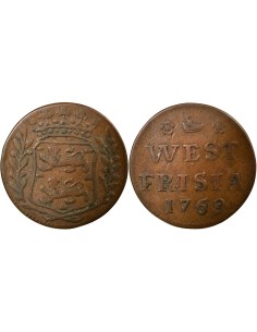 Pays-Bas 1 duit Cuivre 1769