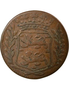 Pays-Bas 1 duit Cuivre 1769 2