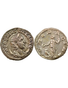 Rome Empire Etruscille Junon 1 antoninien Billon 251 R Rome