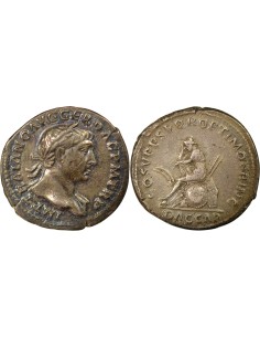 Rome Empire Trajan Dacia Assise 1 denier Argent 108-110 R Rome