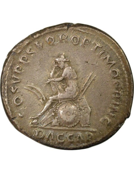 Rome Empire Trajan Dacia Assise 1 denier Argent 108-110 R Rome