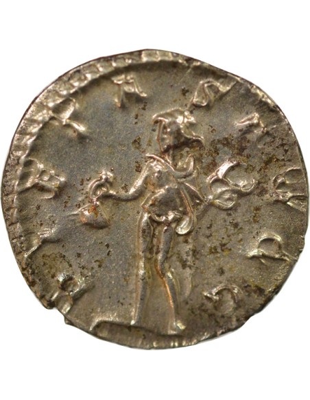Rome Empire Herennius Etruscus Pietas debout 1 antoninien Billon 250 R Rome