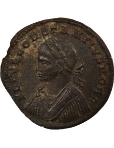 Rome Empire Constance II Porte de Camp 1 nummus Cuivre 328 Trèves 2