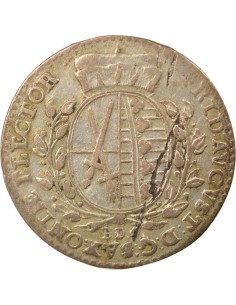 Etats Allemands (Saxe) Frederic Auguste III 1/12 thaler Billon 1764 2