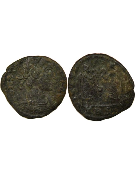 Rome Empire Constant Ier Aux Victoires 1 nummus Cuivre 346-348 Trèves