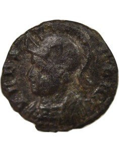 Rome Empire Fondation de Rome 1 nummus Cuivre IVe Siècle D Lyon 2