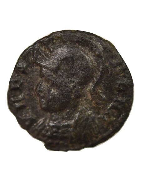 Rome Empire Fondation de Rome 1 nummus Cuivre IVe Siècle D Lyon