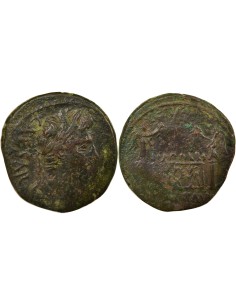 Rome Empire Auguste Autel des Gaules 1 as Bronze 7 / 3 Av JC D Lyon