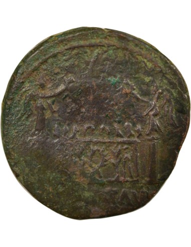 Rome Empire Auguste Autel des Gaules 1 as Bronze 7 / 3 Av JC D Lyon
