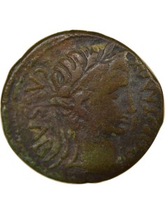 Rome Empire Auguste Autel des Gaules 1 as Bronze 7 / 3 Av JC D Lyon 2