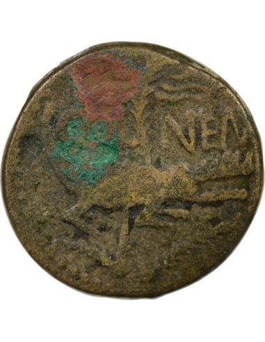 Rome - Provinces Auguste 1 dupondius Bronze 20-10 Av JC Nîmes