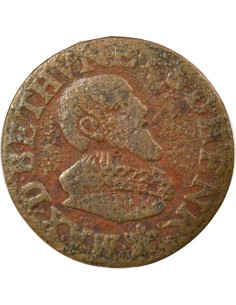 Maximilien de Béthune 1 double tournois Cuivre 1641 Henrichemont 2