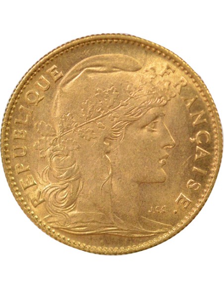 Coq 10 francs Or 1909 A Paris