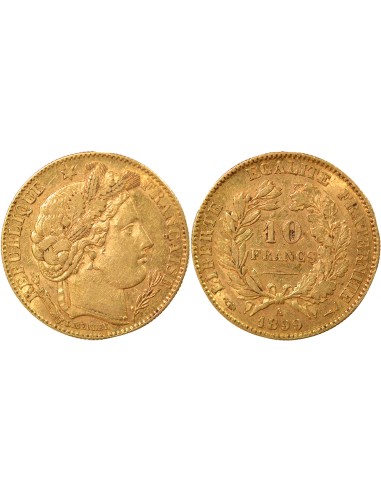 IIIe République 10 francs Or 1899 A - Paris