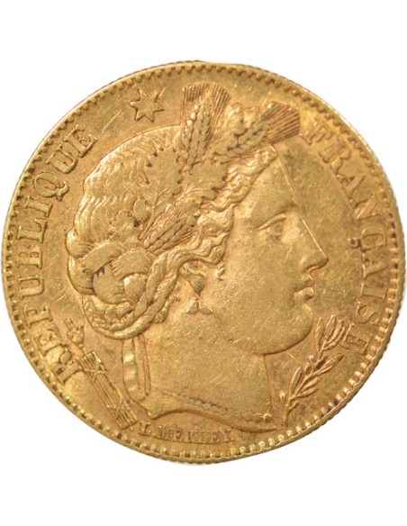 IIIe République 10 francs Or 1899 A - Paris