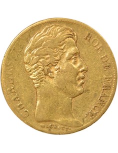 Charles X 20 francs Or 1825 A - Paris 2