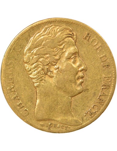 Charles X 20 francs Or 1825 A - Paris