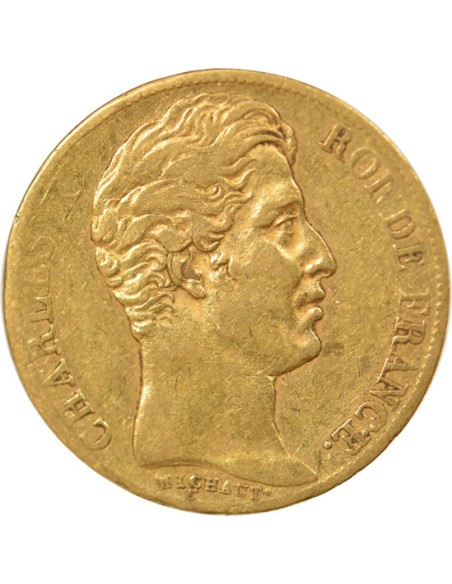 Charles X 20 francs Or 1825 A - Paris
