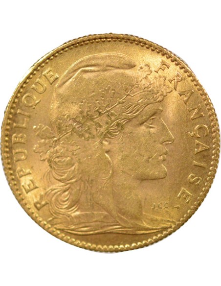 Coq 10 francs Or 1914 A Paris