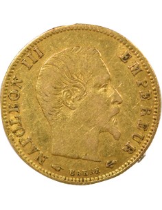 Napoléon III Tête nue 5 francs Or 1860 A Paris 2