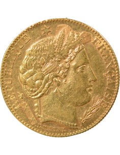 IIIe République 10 francs Or 1896 A - Paris 2