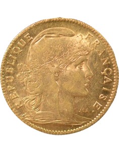 Coq 10 francs Or 1907 A Paris 2