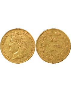 Louis-Philippe Ier Domard 20 francs Or 1839 A - Paris