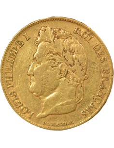 Louis-Philippe Ier Domard 20 francs Or 1839 A - Paris 2