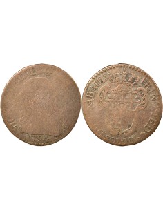Sardaigne Victor Amédée III 10 soldi Billon 1794