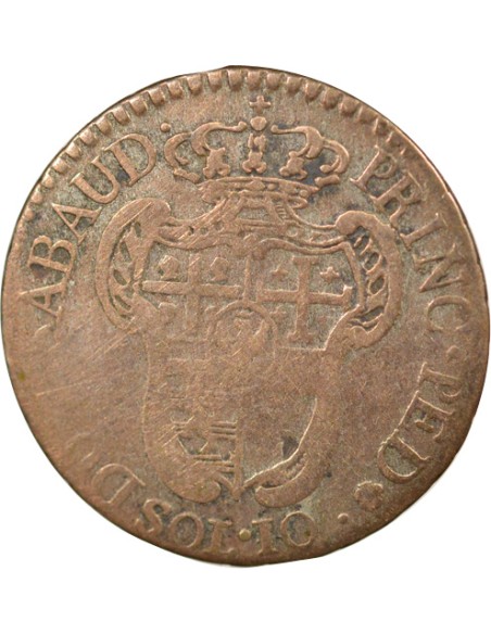 Sardaigne Victor Amédée III 10 soldi Billon 1794
