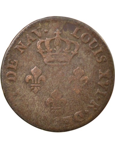 Guyane Française Louis XVI 3 sous Billon 1781 A - Paris