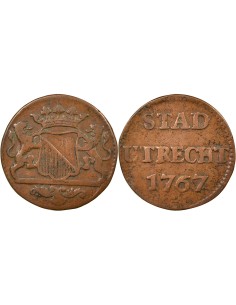 Pays-Bas 1 duit Cuivre 1767 Utrecht