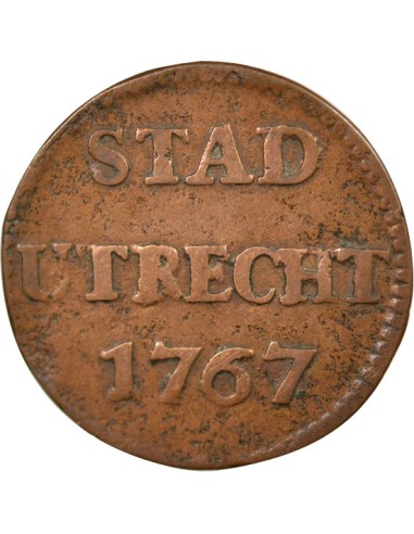 Pays-Bas 1 duit Cuivre 1767 Utrecht