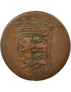 Indes Néerlandaises VOC 1 duit Cuivre 1733 Enkhuizen 2