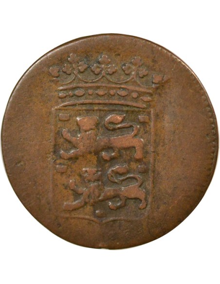 Indes Néerlandaises VOC 1 duit Cuivre 1733 Enkhuizen