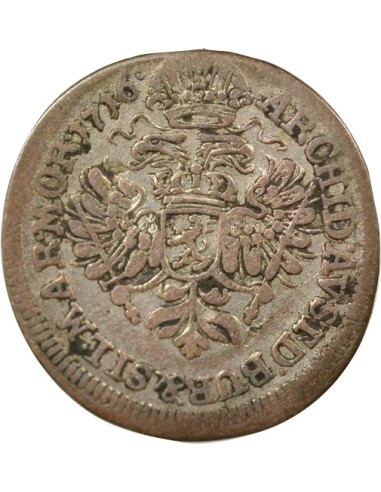 Bohéme et Moravie Charles VI du Saint Empire 3 kreuzer Billon 1716 C Prague
