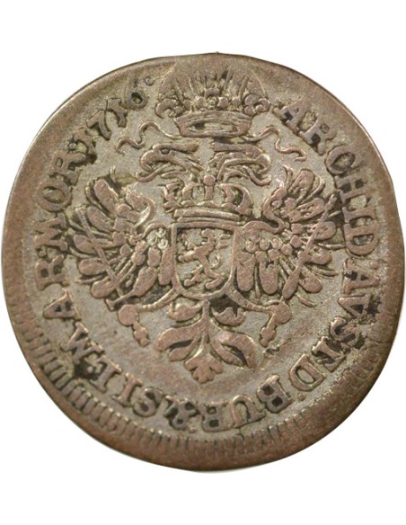 Bohéme et Moravie Charles VI du Saint Empire 3 kreuzer Billon 1716 C Prague