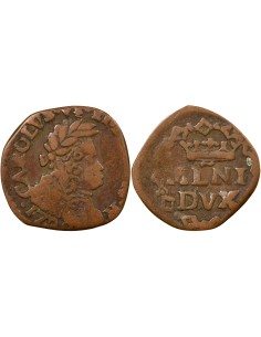 Milan Charles VI du Saint Empire 1 quattrino Cuivre 1728