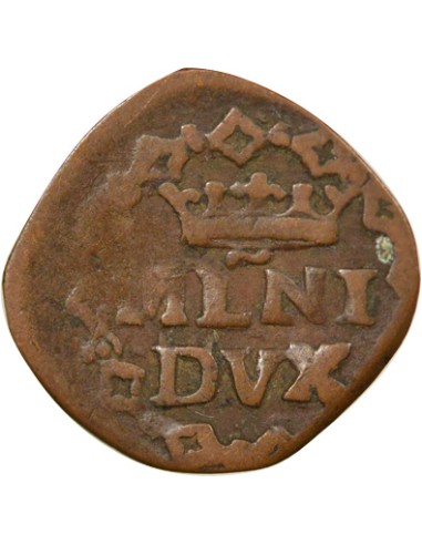 Milan Charles VI du Saint Empire 1 quattrino Cuivre 1728