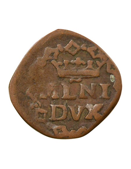 Milan Charles VI du Saint Empire 1 quattrino Cuivre 1728