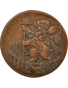 Pays-Bas 1 duit Cuivre 1769 Dordrecht 2