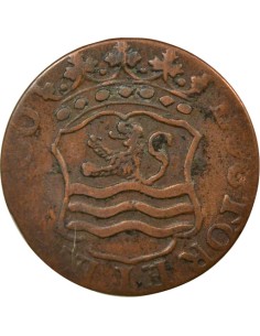 Pays-Bas 1 duit Cuivre 1765 Middelburg 2