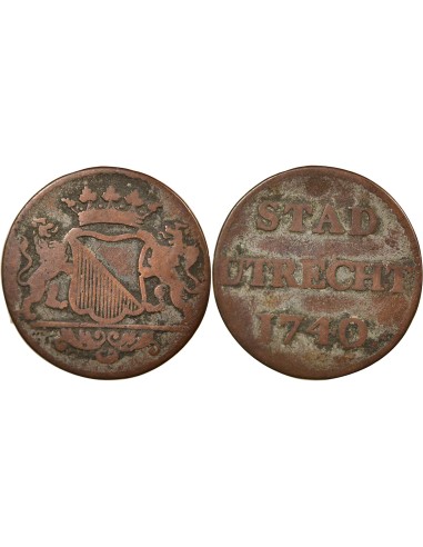Pays-Bas 1 duit Cuivre 1740 Utrecht