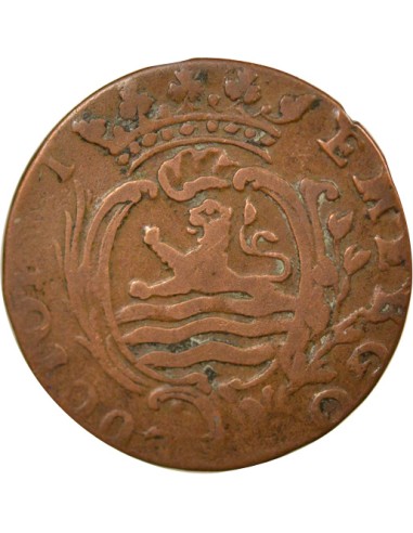 Pays-Bas 1 duit Cuivre 1767 Middelburg