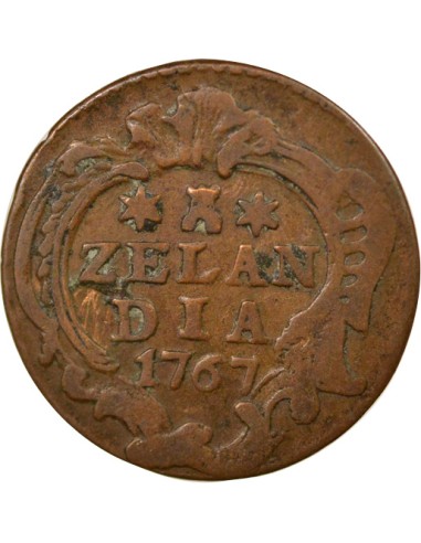 Pays-Bas 1 duit Cuivre 1767 Middelburg