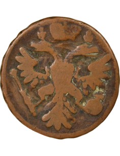 Russie Anna Ivanovna 1 denga Cuivre 1738 EM Ekaterinbourg 2