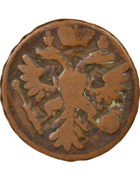 Russie Anna Ivanovna 1 denga Cuivre 1738 EM Ekaterinbourg