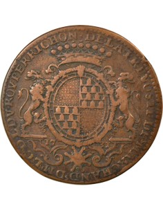 Camille Perrichon Prévôt de Lyon 1 jeton Cuivre 1731 2